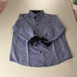 Level Ten Boy's Shirt Blue color size Small(8) g19